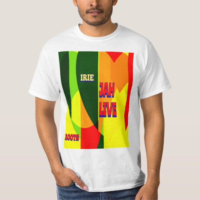 JAH LIVE/ RASTA T SHIRT (Framsida)