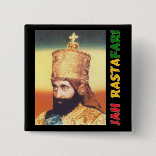 Jah Rastafari emblem Knapp