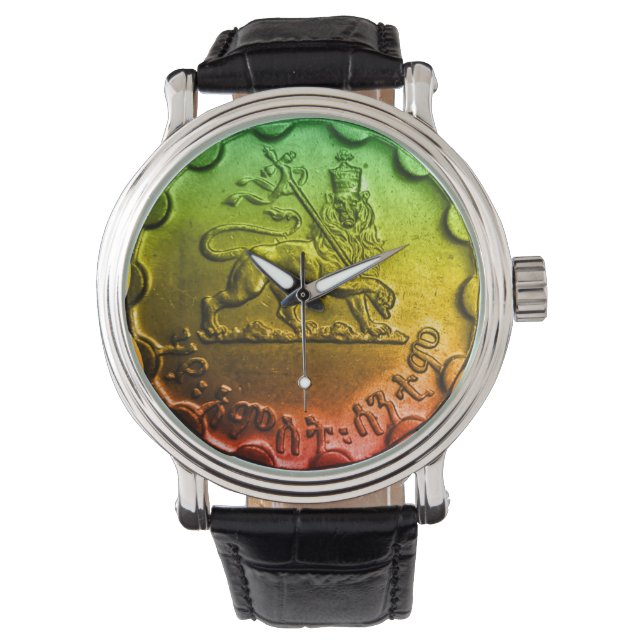 Jah Rastafari Lejon Watch Armbandsur (Framsida)