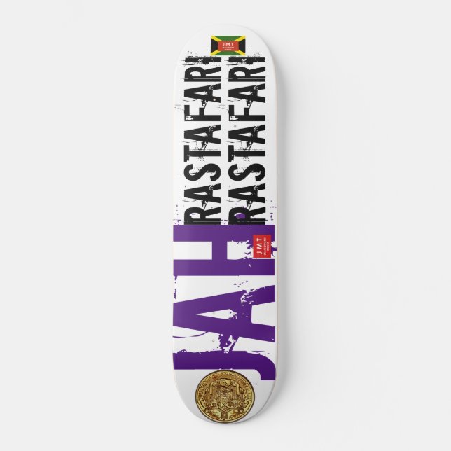JAH RASTAFARI Skateboard (Framsida)