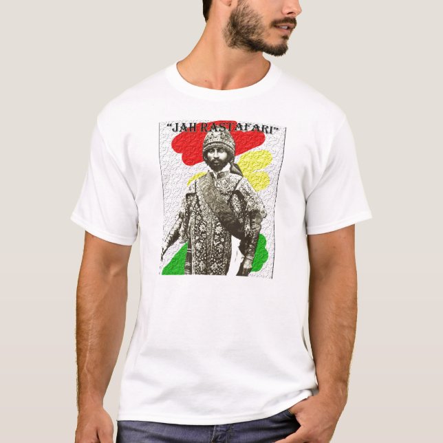 Jah Rastafari Tee Shirt (Framsida)