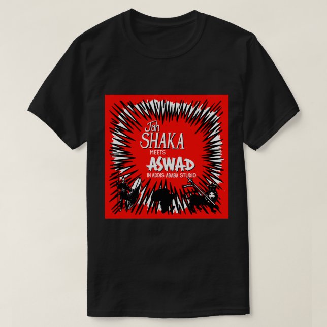Jah Shaka Meets Aswad In Addis Ababa Studio Classi T Shirt (Design framsida)
