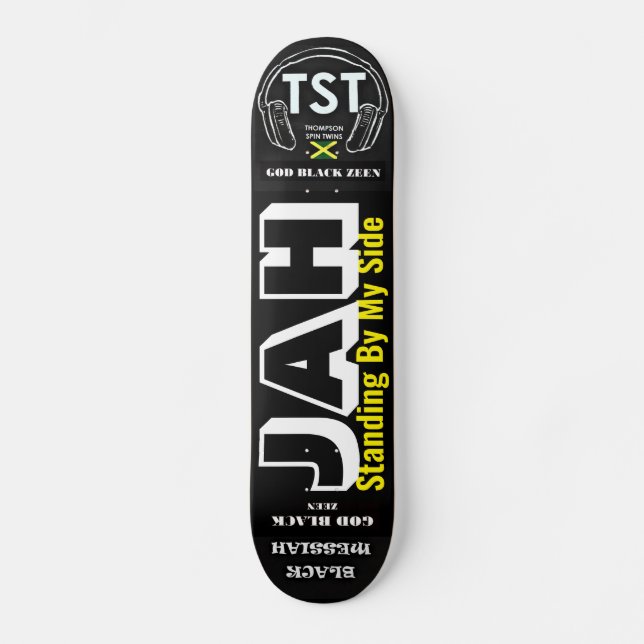 JAH STÅR VID MIN SIDA Skateboard (Framsida)