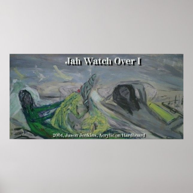 JAH VAKAR ÖVER MIG POSTER (Framsidan)