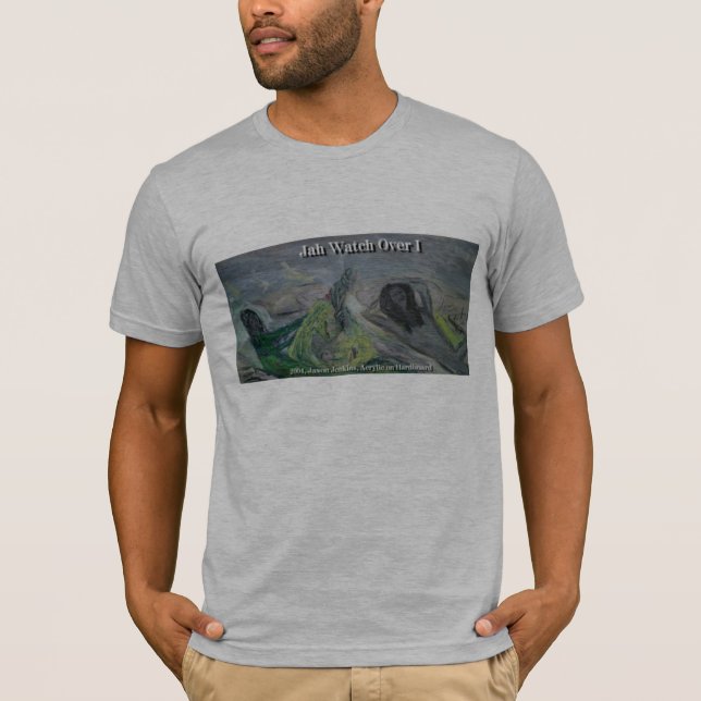 JAH VAKAR ÖVER MIG T-SHIRT (Framsida)