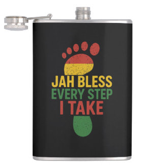 Jah Välsigna Varje Steg Jag Tar Rasta Fickplunta
