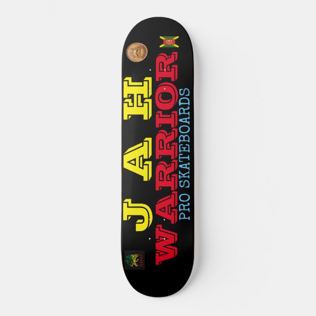 JAH WARRIOR / TST Skateboard (Framsida)