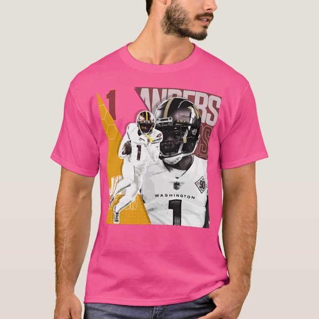 Jahan Dotson Football Papper Poster befälhavare 11 T Shirt (Framsida)