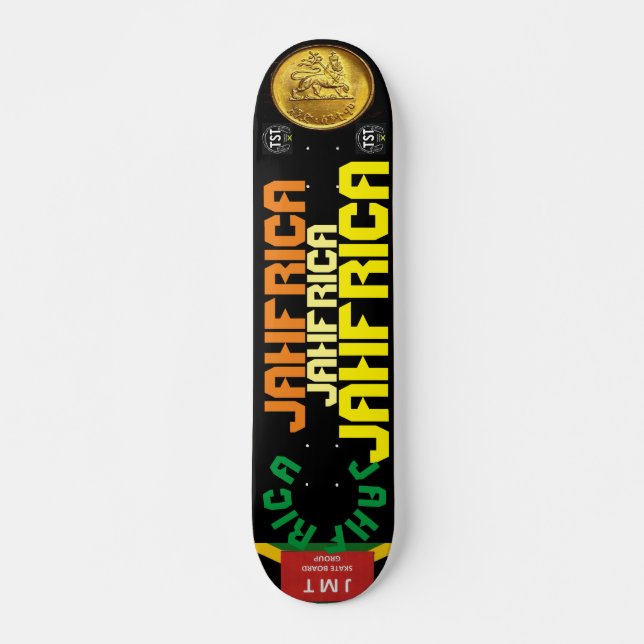 JAHFRICA JMT 7 3/4-tums Skateboard Deck (Framsida)