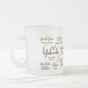 Jahweh Namn av Gud Mugg 15 oz.