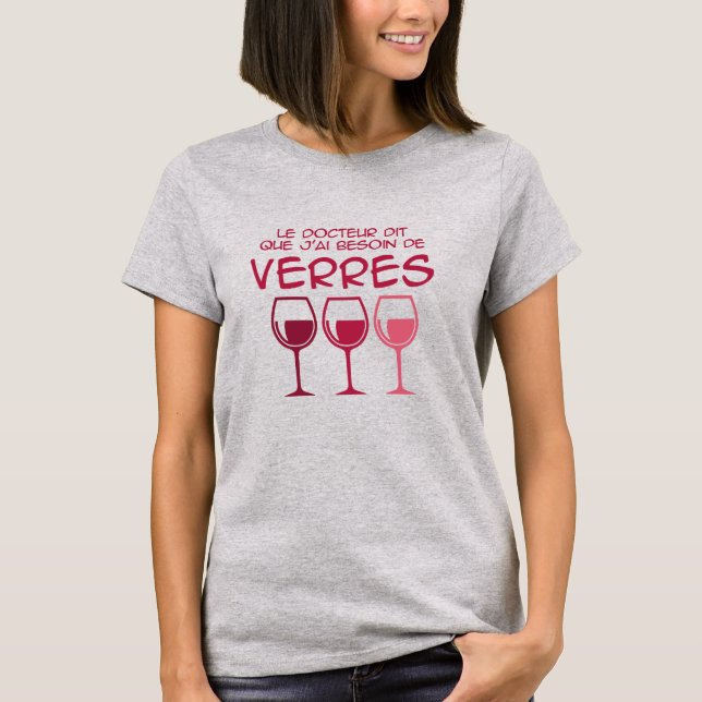 J'ai besoin de verres t shirt (Framsida)