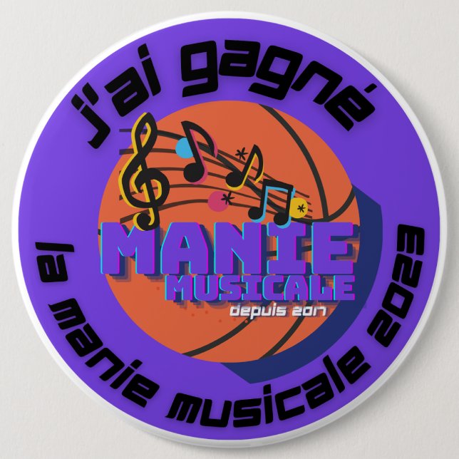 J'ai gagné 2023-knapp knapp (Framsida)