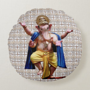 Jai Ganesha Ganpati Bappa moriya Rund Kudde
