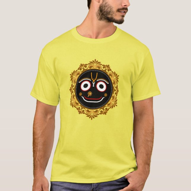 Jai Jagannath - Krishna art T-Shirt (Framsida)