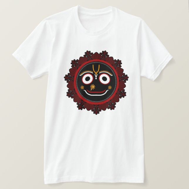 Jai Jagannath - Krishna konst T Shirt (Design framsida)