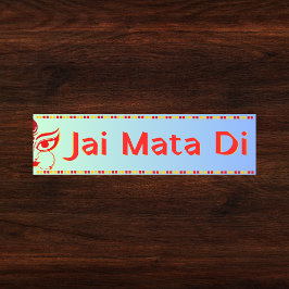 ’Jai Mata Di’ Maa Durga Hindu Bildekal