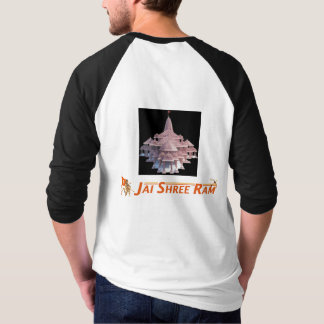 jai shree-ram, lord rama på tshirt, ayodhya-tempel t shirt