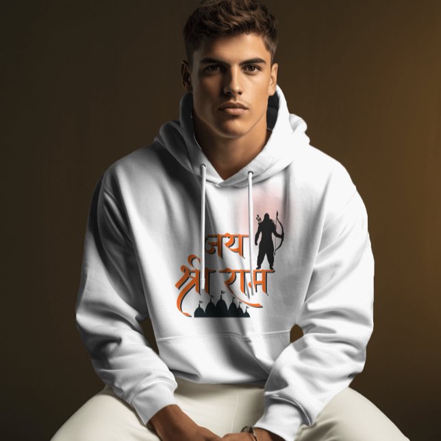 Jai Shree Ram Pran Pratistha Hoodie (Skapare uppladdad)
