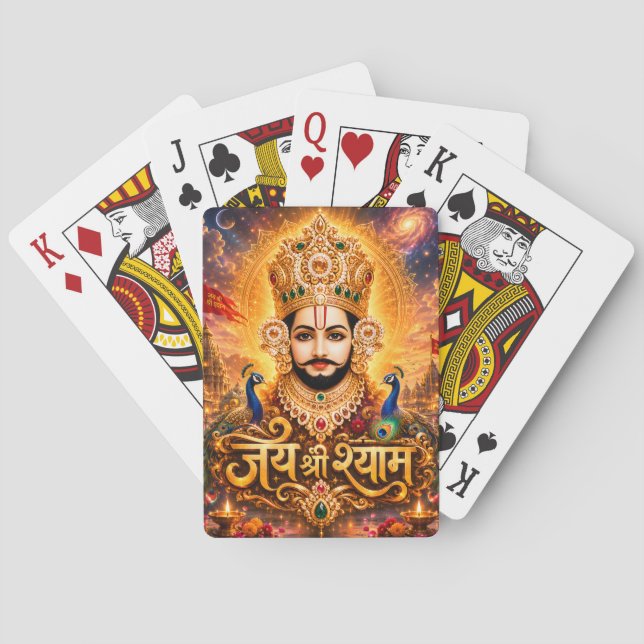 Jai Shri Khatu Shyam Ji Andaktskonst Casinokort (Baksidan)