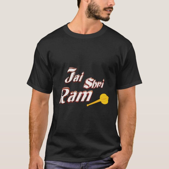 Jai Shri Ram Gada T Shirt (Framsida)