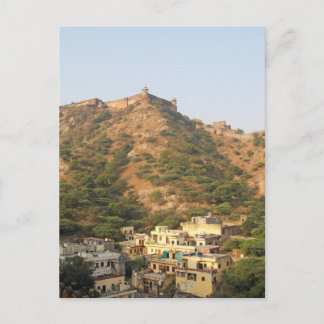 Jaigarh Fort (Segerfortet) nära Jaipur, Indien Vykort