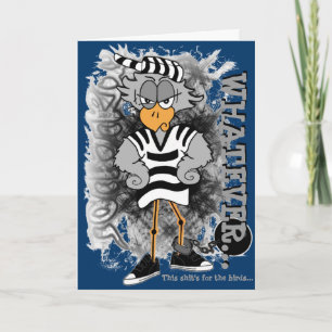 Jail Bird Greeting Card Kort