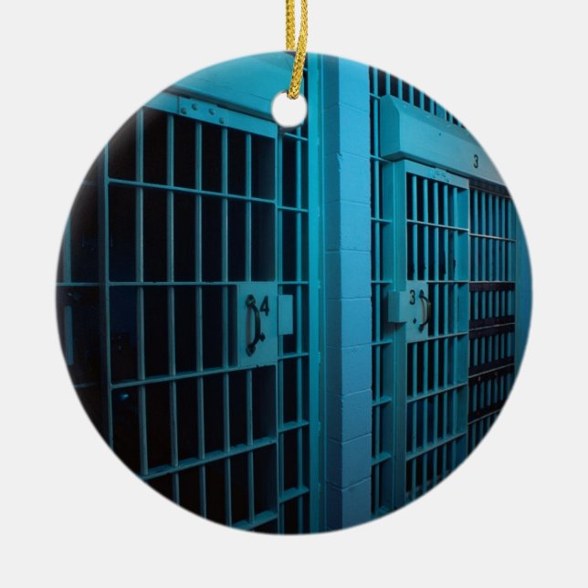 JAIL CELL JULGRANSPRYDNAD KERAMIK (Framsidan)