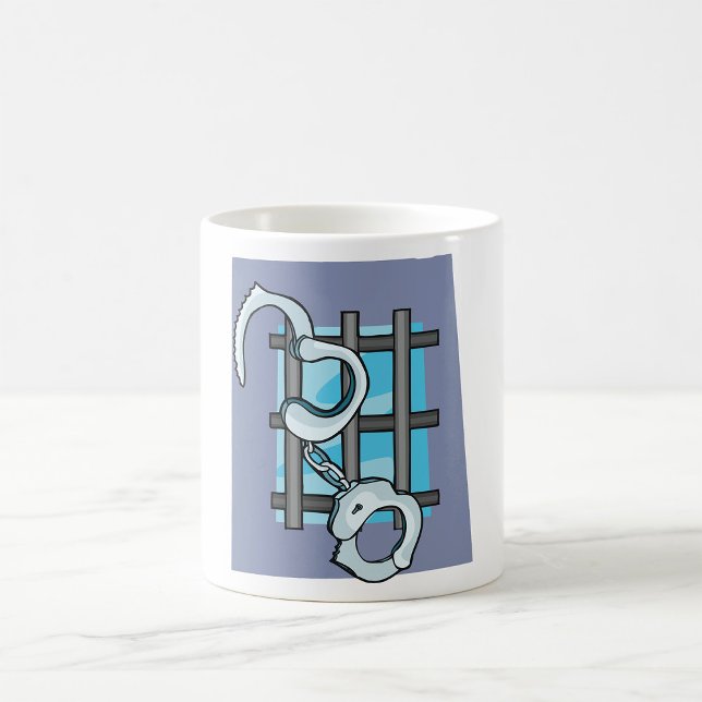 Jail Handcuffs Kaffemugg (Skapare uppladdad)