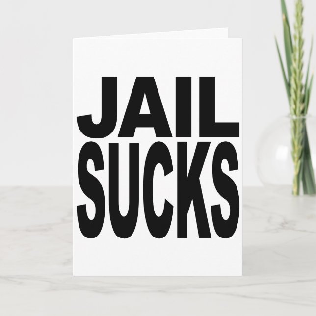 Jail Sucks Kort (Framsida)