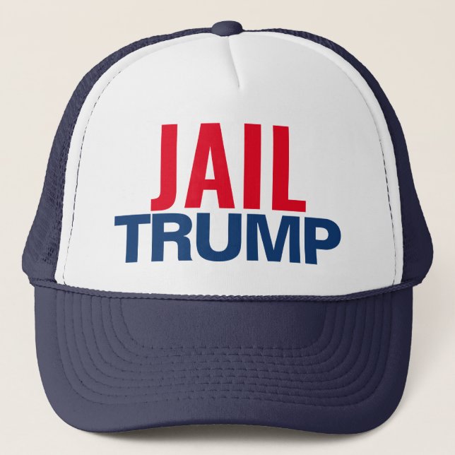 Jail Trump truckshatt Keps (Framsida)