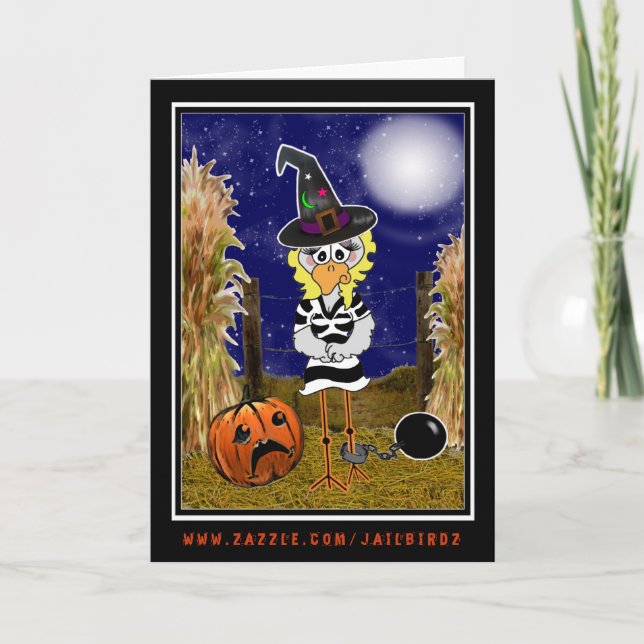 Jailbird Halloween-kort Kort (Framsida)