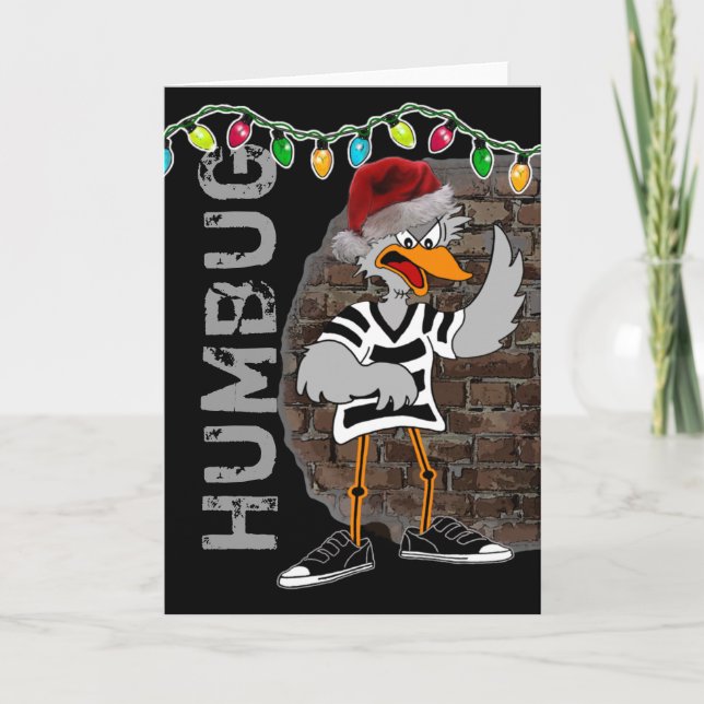 Jailbird-julkort Helgkort (Framsida)