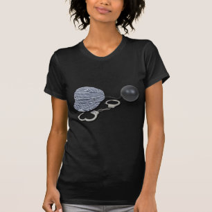 JailBirdHandcuffsBallChain073011 Tee