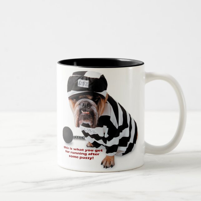 Jailbirdhund Två-Tonad Mugg (Höger)