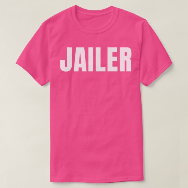 Jailer Funny Job Title Profession Birthday Gift-ID T Shirt (Design framsida)