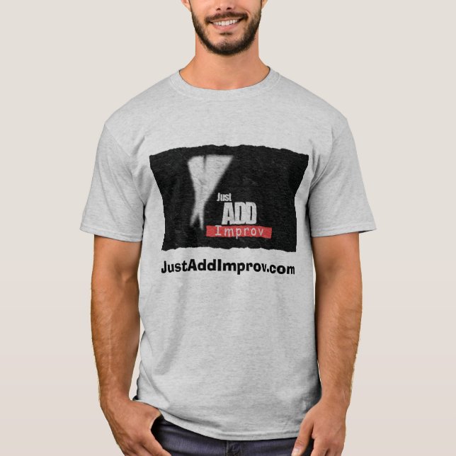 JAIlogo JustAddImprov.com Tee (Framsida)