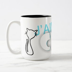 J'aime chatta cat kaffe kopp tasse a cafe