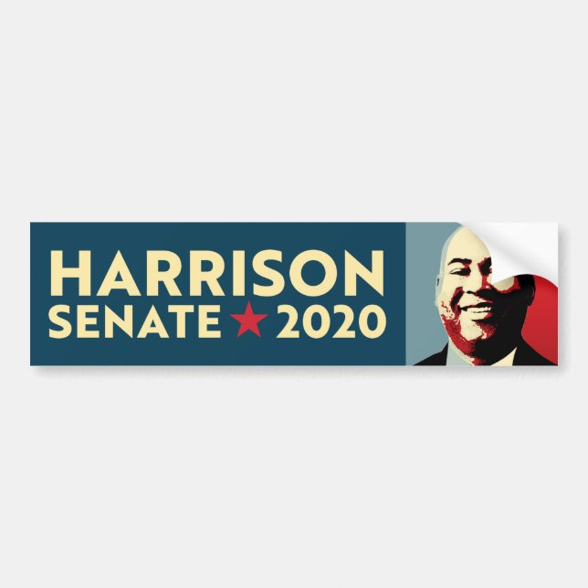 Jaime Harrison for Senate 2020 Bildekal (Framsidan)