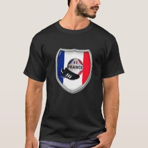 J'aime La Frankrike J'aime Le Football Maillot Pou T Shirt