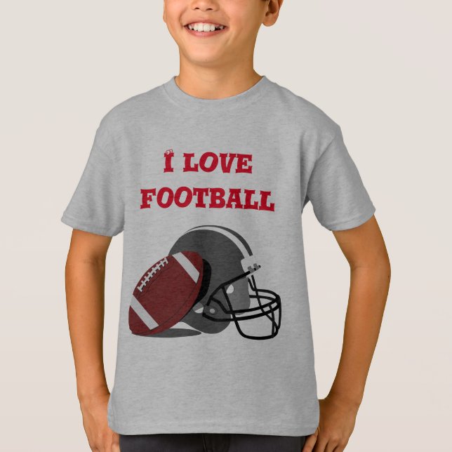 J'aime le football t shirt (Framsida)