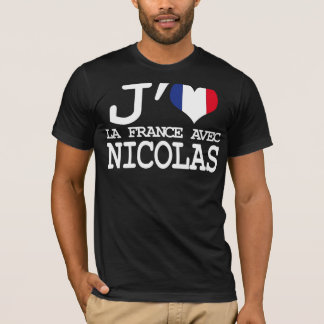 J'aime Nicolas - Election presidentielle Tee