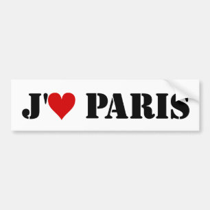"J'aime Paris ", Bildekal