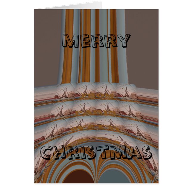 J'aime Paris (I Kärlek Paris) Hälsningskort (Framsidan)