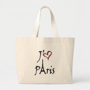 j'aime Paris Jumbo Tygkasse