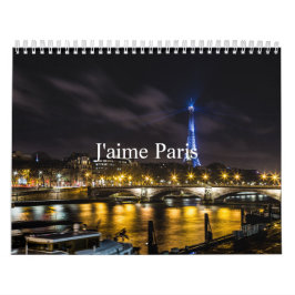 J'aime Paris Kalender