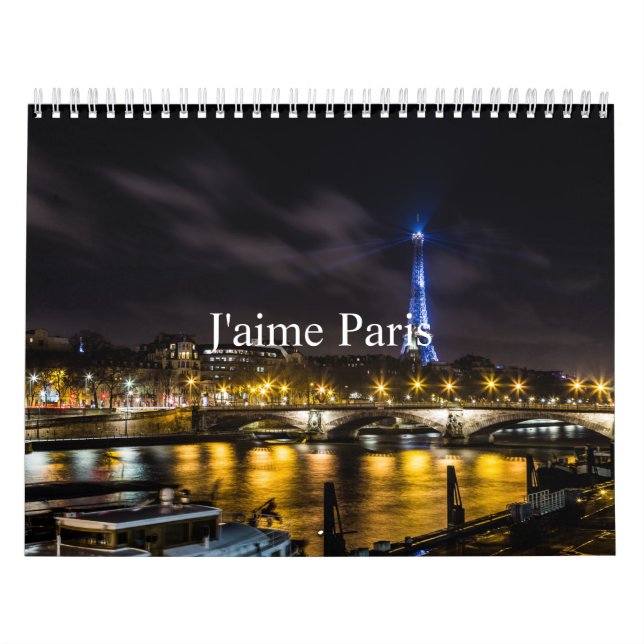 J'aime Paris Kalender (Omslag)