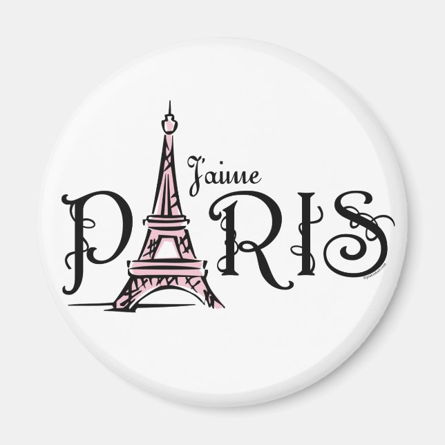 J'aime Paris Magnet (Framsidan)