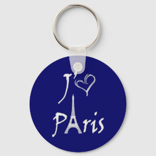 j'aime Paris Nyckelring