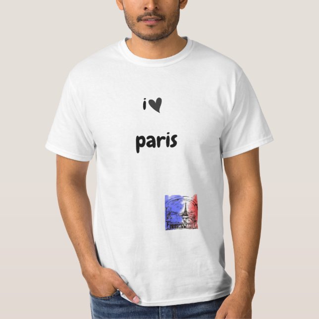 j'aime paris  t shirt (Framsida)