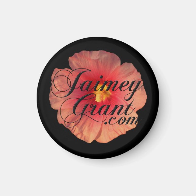 "JaimeyGrant.com" Logotyp Magnet (Framsidan)